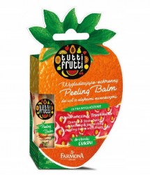 Farmona Tutti Frutti Pomarańcza Truskawka Wygładzająco ochronny Peeling do ust 12ml