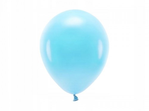 Balony Eco pastelowe 26 cm, jasny niebieski, 100 szt.