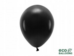 Balony Eco pastelowe 26 cm, czarny, 100 szt.